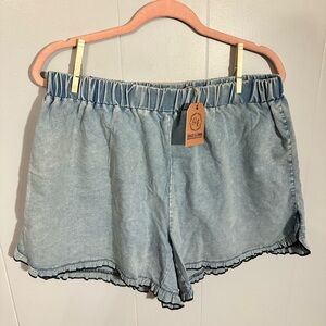 Grace and Emma Denim Pull on Shorts